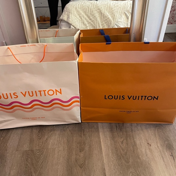 Authentic LOUIS VUITTON Shopping Gift Bag Box Small Medium Large - Picture 2 of 2